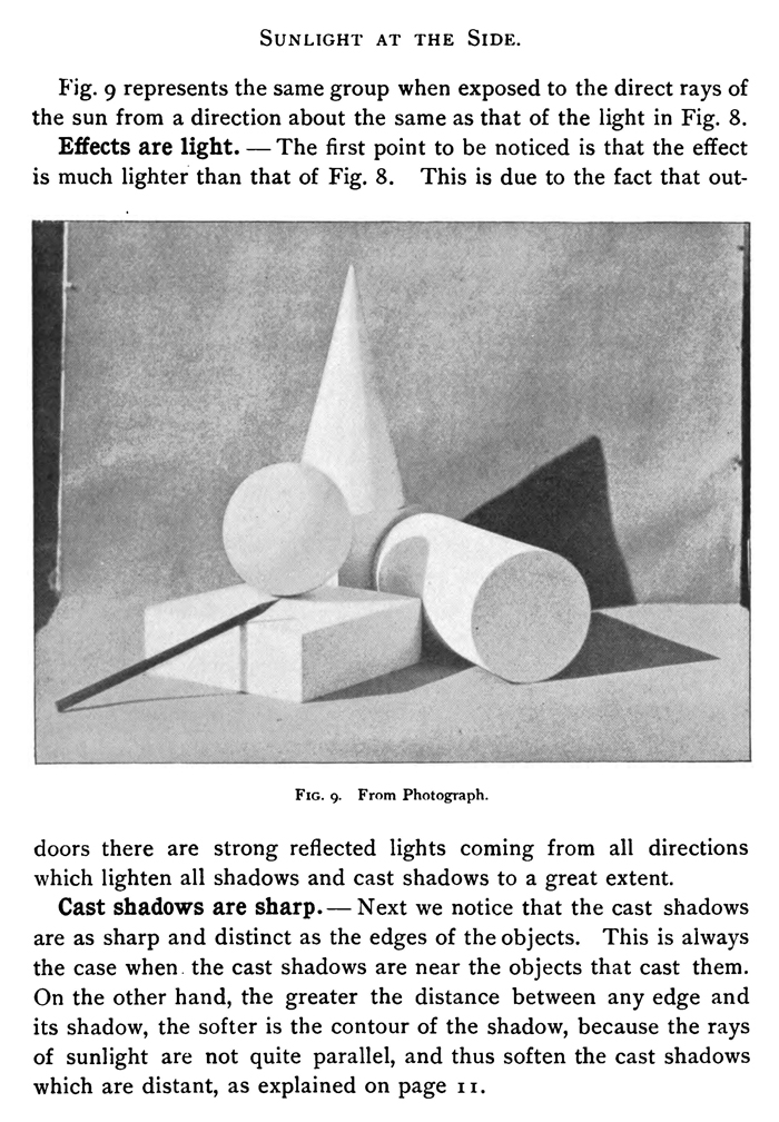 Drawing & Shading Objects with Light Source on Side of Object