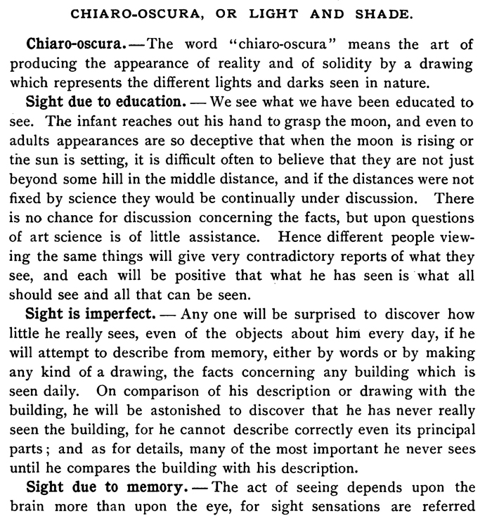 Seeing Light and Shade