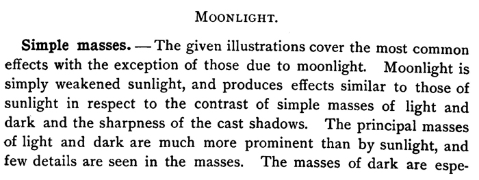 Drawing Subjects and Objects in the Moonlight