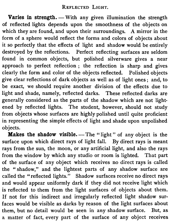 Drawing Reflected Lights