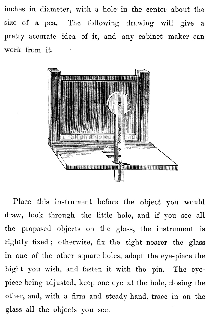 Drawing in Perspective without Knowledge of Perspective Rules
