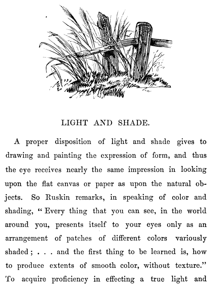 Drawing Light and Shade