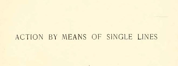 actions with single lines