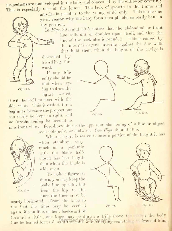 Drawing Children in Motion