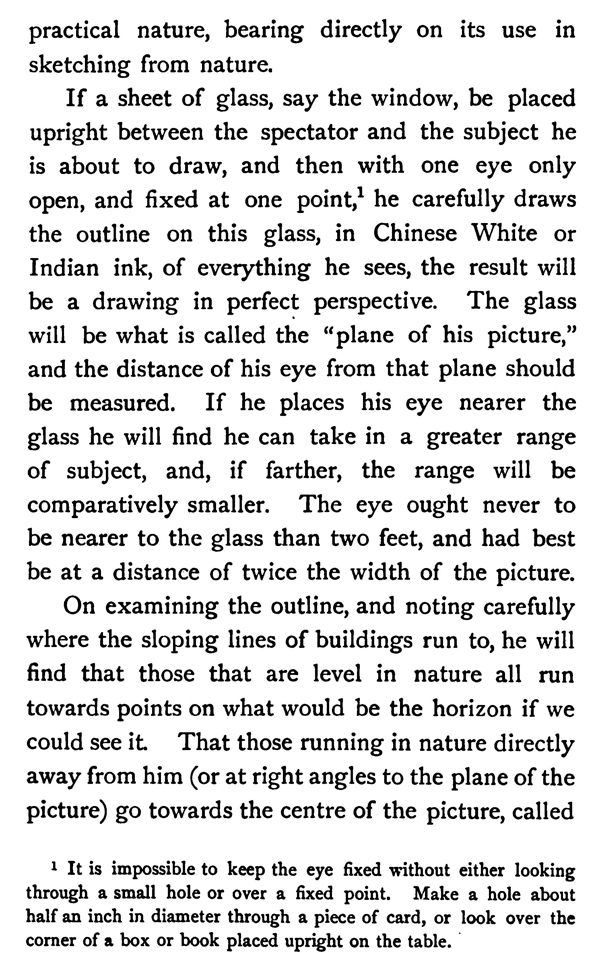 Drawing in Correct Perspective