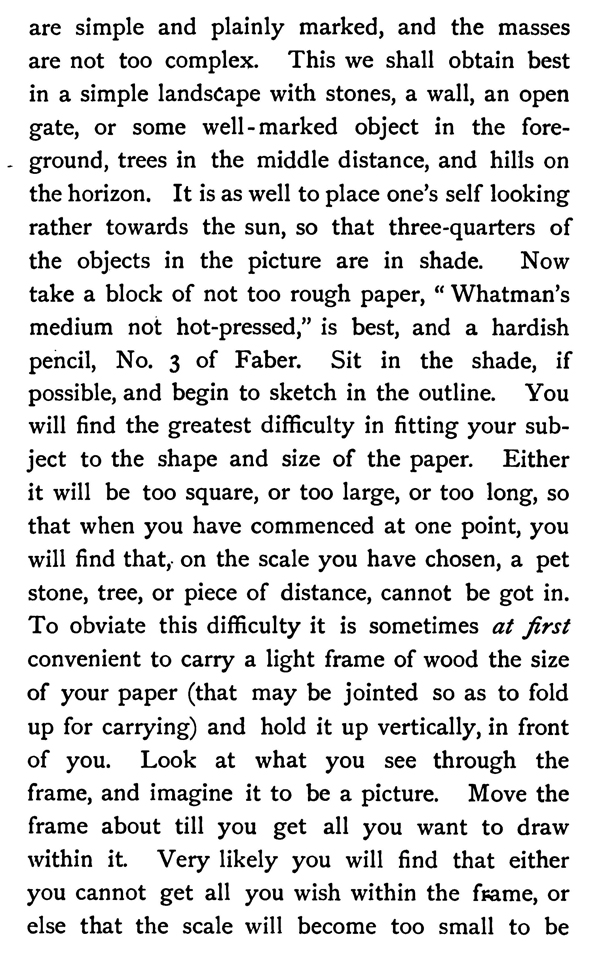 How to Start Your Drawing