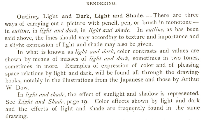 Rendering with Outlines, Shadows, and Dark and Lights