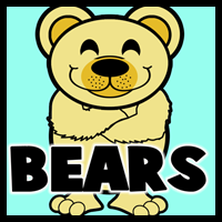 How to Draw Cartoon Bears Step by Step Cartooning Tutorial