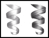 How to Draw Curly Hair (Scroll Down)