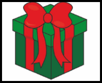Learn How to Draw a Christmas Present