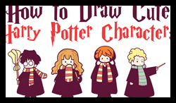 Learn How to Draw Cute Harry Potter Characters Easy for Kids