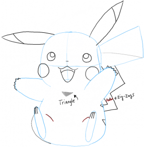 How to Draw Pikachu from Pokemon with Easy Steps Tutorial | How to Draw Dat
