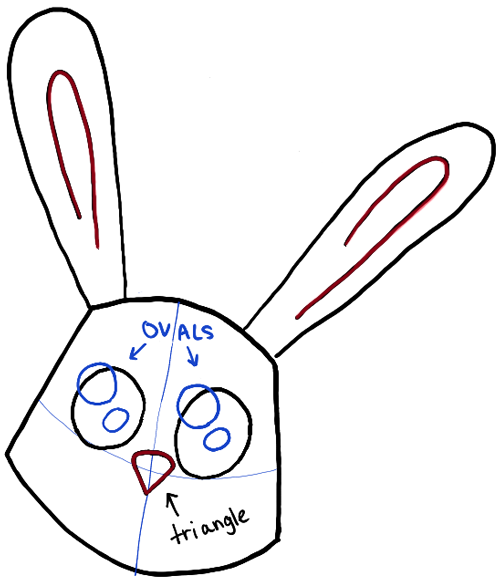How to Draw a Cartoon Bunny Rabbit with Easy Step by Step Drawing