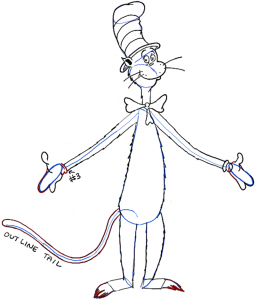 How to Draw The Cat in the Hat in Easy Step by Step Drawing Tutorial ...