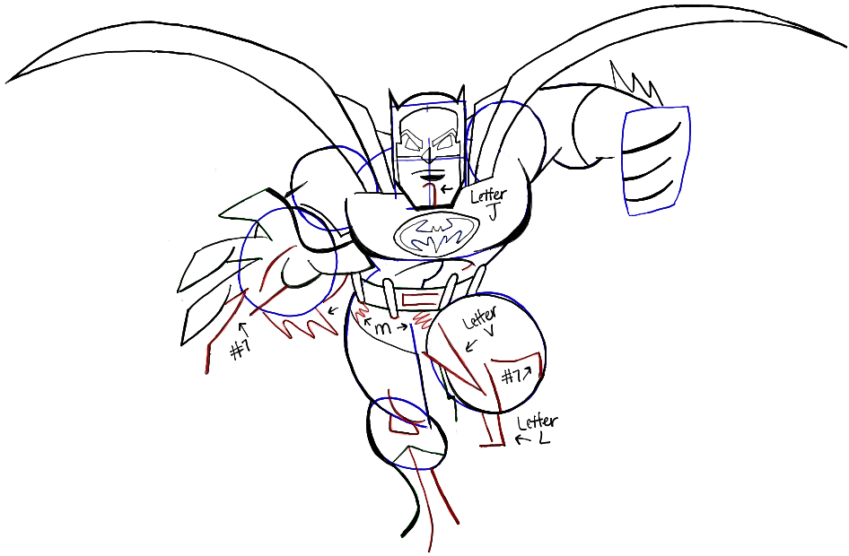 How to Draw Batman from DC Comics with Easy Step by Step Drawing