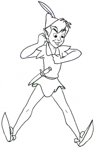 How to Draw Disney's Peter Pan with Easy Step by Step Drawing Tutorial ...