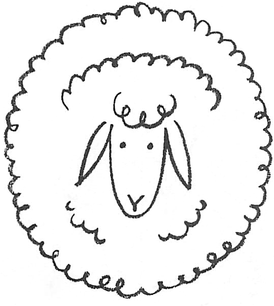 How to Draw Sheep Grazing in a Field – Easy for Young Kids and