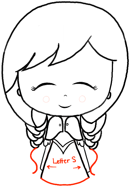 How to Draw a Chibi Baby Anna from Frozen with Easy Steps How to Draw Dat